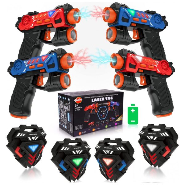 ectqr46jthpb0b_0-1 jpg - Pistola Infantil com Laser Infravermelho e Emblemas de Identificação para 4 Jogadores, Idade de 3 a 7 Anos, VATOS