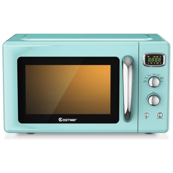 ectqrr3kcv280b_0-4 jpg - Micro Ondas Retrô de Bancada SIMOE com 5 Configurações 900W, Menta, 110v, COSTWAY, Verde