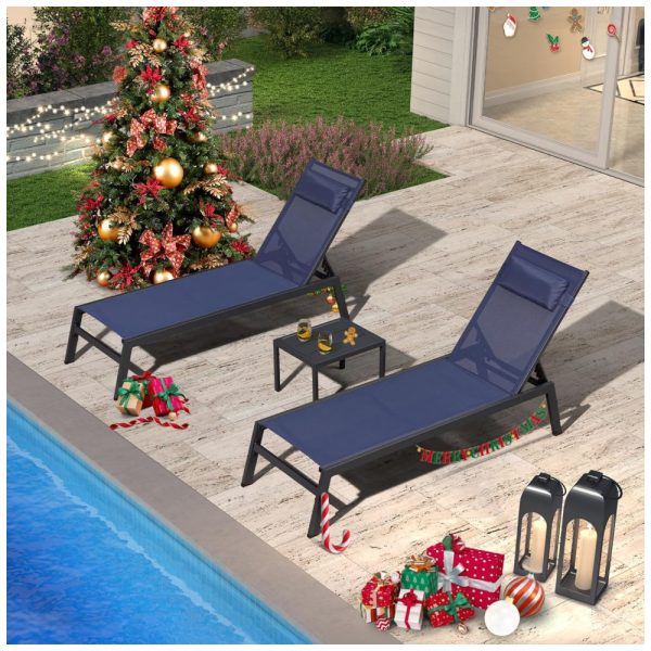 ectqrx11tnjb0b_0 jpg - Espreguiçadeiras para Jardim em Alumínio com Mesa Lateral e Almofada, Reclináveis para Piscina e Praia, PURPLE LEAF,Azul Marinho