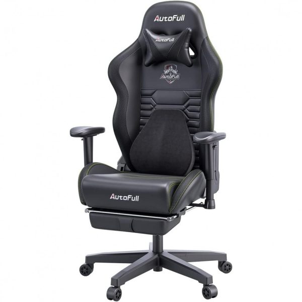 ectqs29bcd290b_0 jpg - Cadeira de Escritório Gamer Giratória e Reclinável com Apoio Lombar Ergonômico, AUTOFULL, Cinza