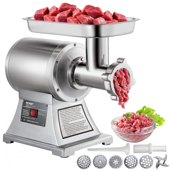 ectqsdr18s170b_0-1 jpg - Moedor de Carne Elétrico Profissional, Até 249 kg, H, Aço Inoxidável, 1100W, 110v, HAPPYBUY Meat Grinder, Prateado