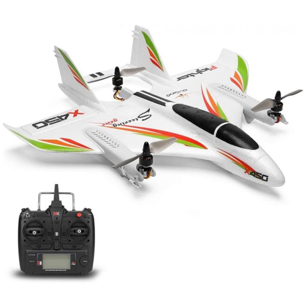 ectqsh1snsy70b_0 jpg - X450 Avião de Controle Remoto 2.4G Design, Idade Recomendada 14, GOOLRC, Branco