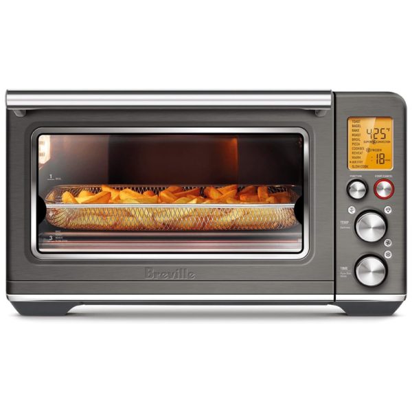 ectqsyygzldc0b_0 jpg - Forno Elétrico com 11 Funções de Cozimento, Capacidade de 22L, Material de Aço Inoxidável e Tela LCD, 110V 1800W, Breville, Aço Inoxidável Preto