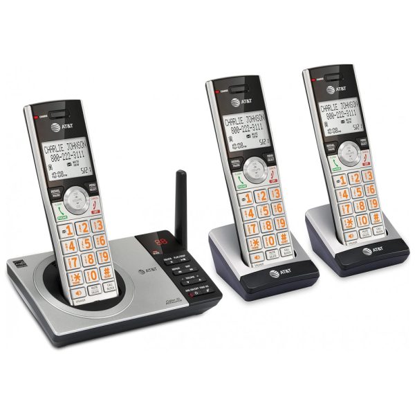 ectqt6z3q5370b_0 jpg - Telefone sem Fio com Sistema de Atendimento Digital, 3 Unidades, ATT CL82307, Prateado