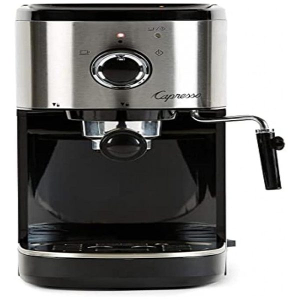 ectqtlg7ytb80b_0-1 jpg - Cafeteira Elétrica . Expresso Automática 1.2L 15 Bar de Aço Inoxidável, 110v, CAPRESSO 120.05, Preto