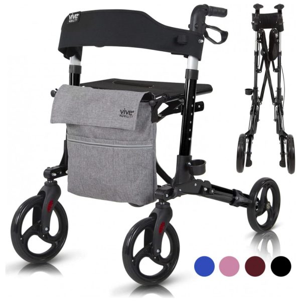 ectqtq2q9ph70b_0 jpg - Andador Adulto Idoso Vive Mobility com Assento e Super Leve, Suporta até 136 Quilos, Preto