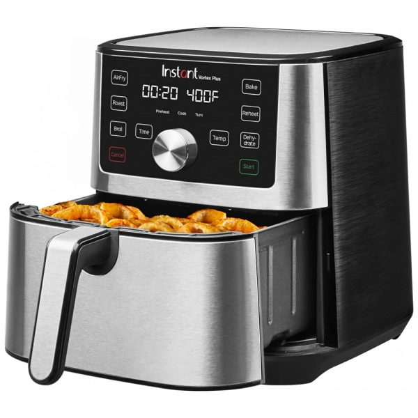 ectqtqbmk6r80b_0 jpg - Vortex Plus Fritadeira Elétrica Air Fryer 6 em 1 Capacidade 3.7 L 1500W, INSTANT POT 140 3079 01, Prateado