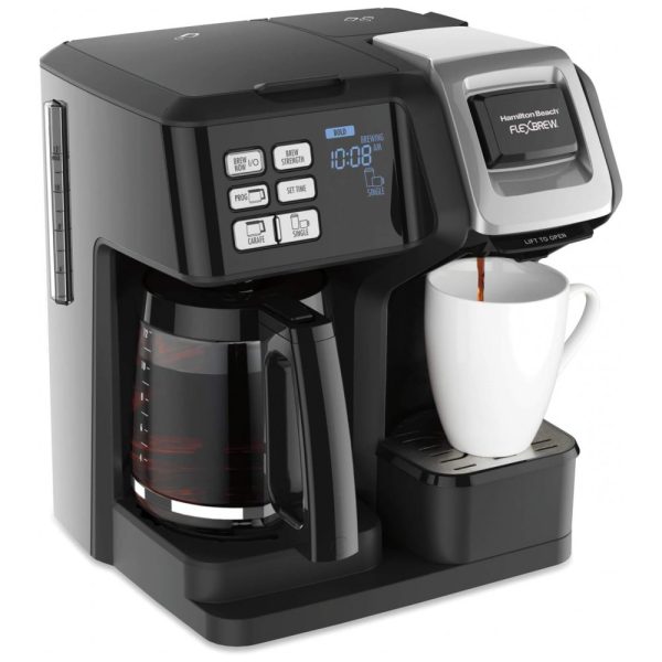 ectqvdhcw2y60b_0 jpg - Cafeteira Elétrica Programável com Tela LCD e Painel de Controle, 110v, HAMILTON BEACH 49976, Preto