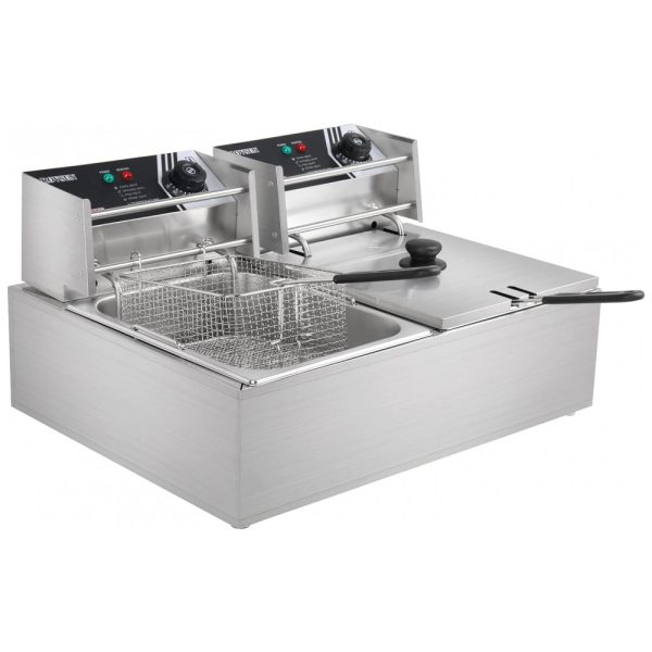 ectqvlcshg190b_0 jpg - Fritadeira Elétrica Dupla Profissional 21 Litros de Capacidade, Aço Inoxidável, 110V 5000W, ROVSUN