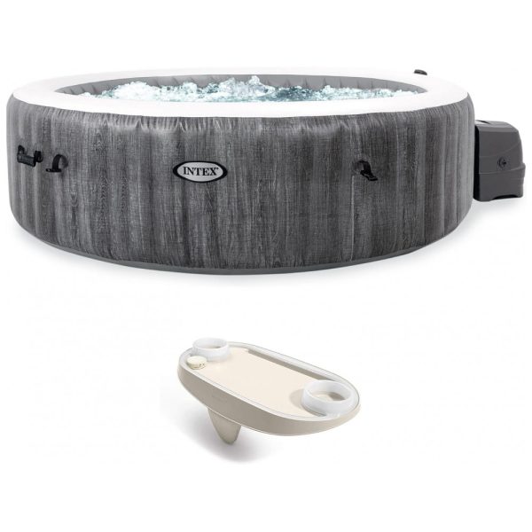 ectqvrjjh46b0b_0 jpg - Spa Inflável para 6 Pessoas com Bandeja Porta Copos Inclusa, Intex 28520E , Cinza