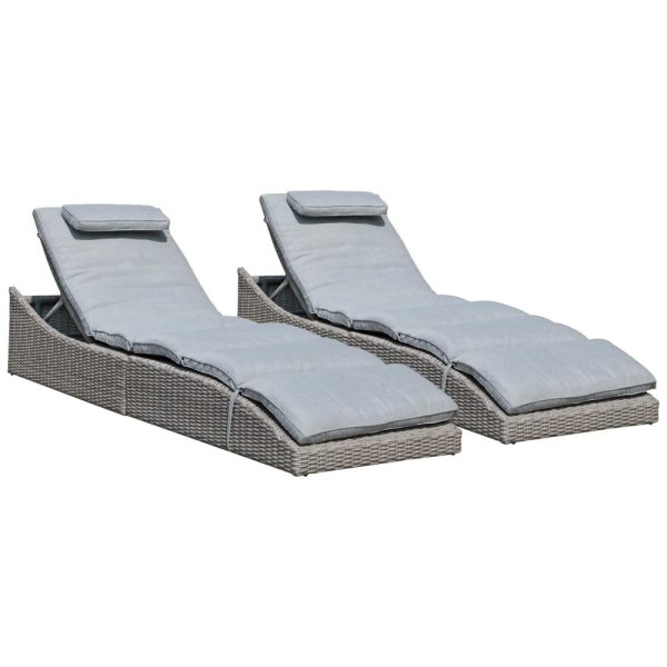 ectqw72ttsz80b_0 jpg - Espreguiçadeiras Dobráveis para Piscina, Cadeiras Reclináveis Ajustáveis, Totalmente Montadas,Soleil Jardin, Cinza