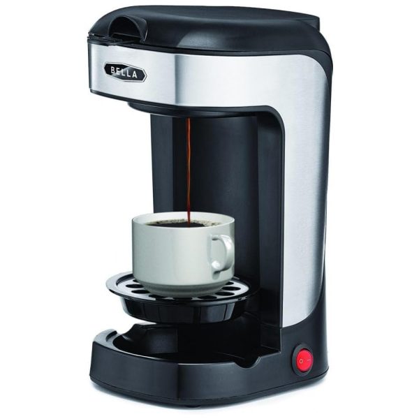 ectqwhl8b8c10b_0 jpg - Máquina de Café Expresso em Aço Inoxidável, 110V 600W, BELLA, Preta