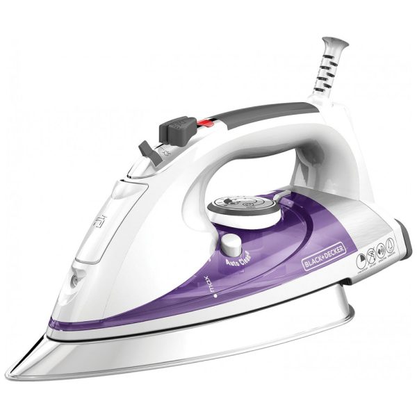 ectqwimewz700b_0-1 jpg - Ferro de Passar a Vapor com Desligamento Automático e Antigotejamento, 1500W, Roxo, 110v, BLACKDECKER IR1350S, Violeta