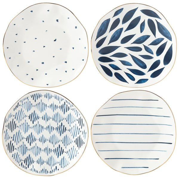 ectqx193kl680b_0 jpg - Conjunto de Pratos para Sobremesa com 4 Peças, Formato Ondulado Redondo e Material de Porcelana, LENOX 890197, Colorido