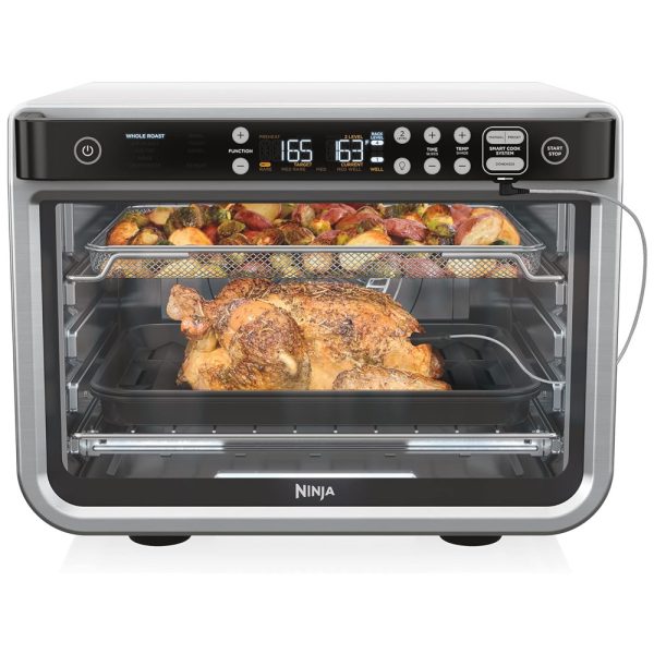 ectqx73qxxb80b_0 jpg - Forno Elétrico de Bancada 10 em 1 Multifuncional, 1800W, Aço Inoxidável, 110v, NINJA DT251, Cinza