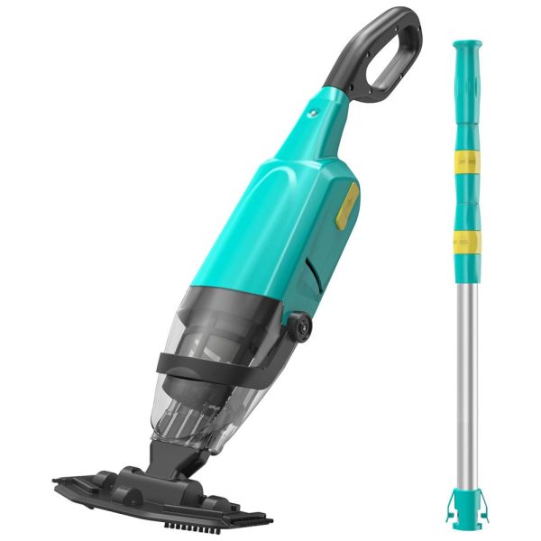 ectqxlwg4hv90b_0 jpg - Aspirador de Piscina sem Fio, Recarregável com Autonomia da Bateria de 1H, Ideal para Piscinas Acima do Solo, Spas e Banheiras de Hidromassagem, 110V, Efurden, Verde