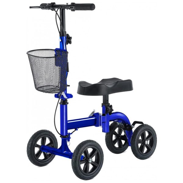 ectqxtpxl4w90b_0 jpg - Andador 4 Rodas Dobrável com Cesta e Apoio para Joelho Ideal para Lesões Suporta 136kg, RINKMO, Azul