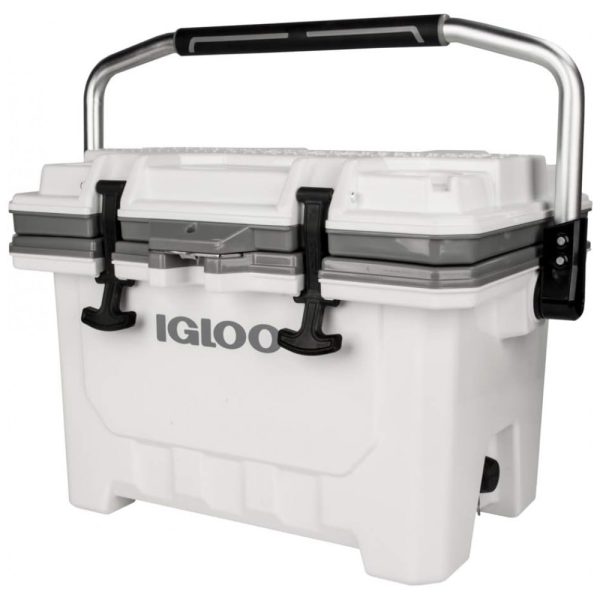 ectqy5z79mm70b_0-1 jpg - Cooler Térmico 24L com Ultra Isolamento e Trava, Comporta até 35 Latas, IGLOO, Branco