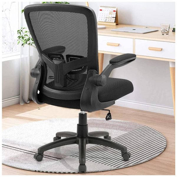 ectqy9bfbdw70b_0 jpg - Cadeira de Escritório Ergonômica Giratória com Suporte Lombar e Altura Ajustáveis, ANACCI, Preto