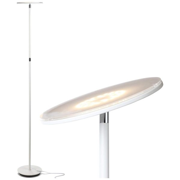 ectqybncwmk10b_0 jpg - Luminária de Piso Contemporânea LED 2190 Lúmens Branca, 110v, BRIGHTECH SKY30 WH