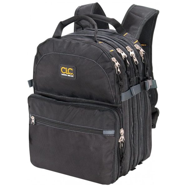 ectqycvyd0000b_0 jpg - Mochila de Ferramentas Organizadora com 75 Compartimentos, CUSTOM LEATHERCRAFT 1132, Preto