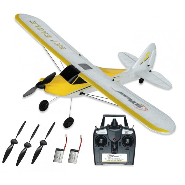 ectqydsdc2180b_0 jpg - Top Race TR C385 Avião de Controle Remoto para Adultos com 3 Hélices, Idade Recomendada 14