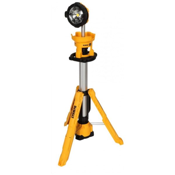 ectqyfbtcz770b_0 jpg - Luz de Trabalho Tripé 20V MAX Bateria não Inclusa, DEWALT DCL079B, Amarelo