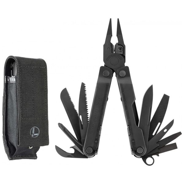 ectqyiiwsk500b_0 jpg - Alicate Multifuncional 17 em 1, Aço Inoxidável com Estojo de Nylon, LEATHERMAN, Preto