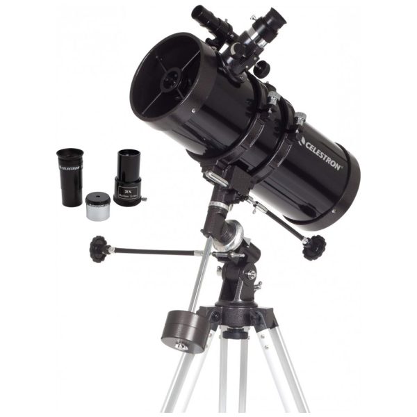 ectqyknqu7000b_0 jpg - Telescópio Astronômico 50x250 Compacto e Portátil com Pacote de Software de Astronomia Bônus, Celestron 127EQ, Preto