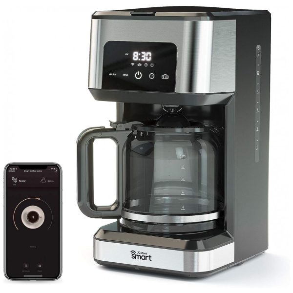 ectqylxjbhp80b_0-1 jpg - Cafeteira Elétrica Programável 2.8L em Aço Inoxidável com Painel Digital e APP Inteligente, 110v, ATOMI SMART AT1536, Preto