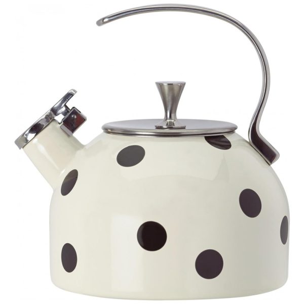 ectqyq9596a10b_0 jpg - Chaleira de Água com Apito, Capacidade 2.3L, Aço Inoxidável, Branca, KATE SPADE NEW YORK 856751, Branco