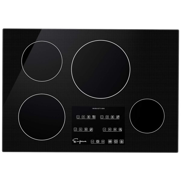 ectqz5bnx1180b_0 jpg - Cooktop Elétrico de Indução para Embutir 30 76CM com 4 Queimadores, Vidro Cerâmico, 220V 2700W, Empava IDC30, Preto