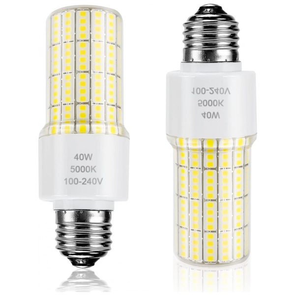 ectqz6ns4dm90b_0 jpg - Lâmpada LED 300W 5000 Lumens 5000K Branca com Base E26, E27, 2 Unidades, ZP, Branco