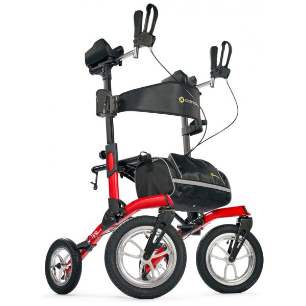 ectqz8vj87kb0b_0-1 jpg - Andador para Idoso Dobrável até 136kg com Assento, Pneus Pneumáticos e Porta Bengala, Comodita, Vermelho