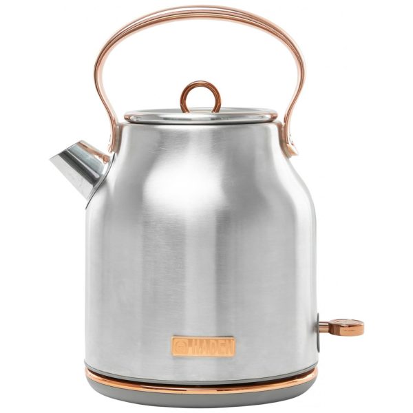 ectqzd6v3m5b0b_0-3 jpg - Chaleira Elétrica 1.7L em Aço Inoxidável com Desligamento Automático e Proteção Contra Fervura, 1500W, 110v, HADEN Heritage Kettle, Prateado