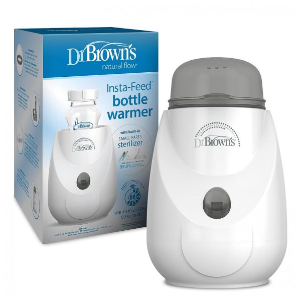 ectqzqwqbjx90b_0 jpg - Aquecedor e Esterilizador de Mamadeiras e Potes, 110V, Dr. Browns, Branco