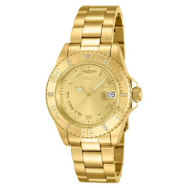 ectq02821_vni_0 jpg - Relógio Masculino Pro Diver 0,06 quilates com Diamante, Invicta 12820, Dourado