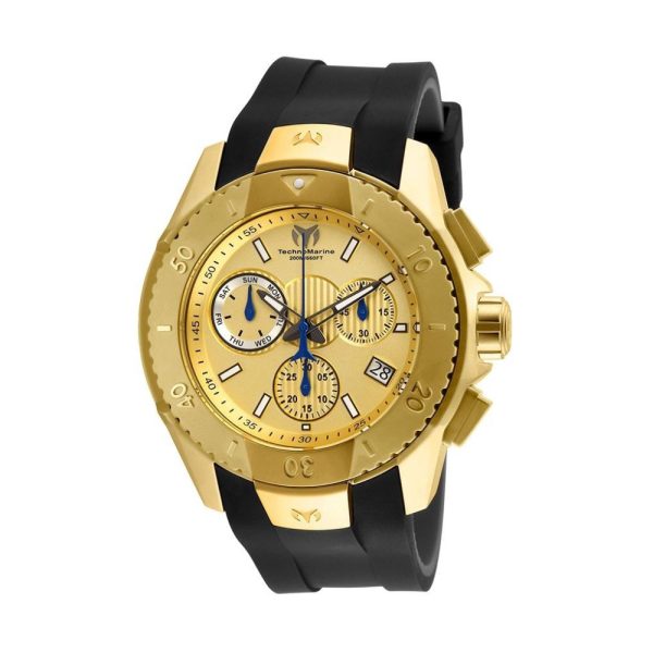 ectq100716_mt_vni_0 jpg - Relógio Masculino TechnoMarine UF6, Invicta TM617001, Preto e Dourado