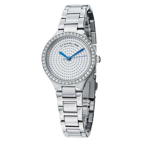 ectq10_386_0 jpg - Relógio Feminino Stuhrling Sinfonia 683 Quartzo 32mm, Prata Clássico