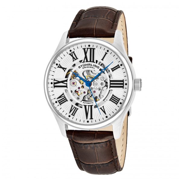 ectq10_747_0 jpg - Relógio Masculino Stuhrling Atrium 747 Automático 42mm, Marrom