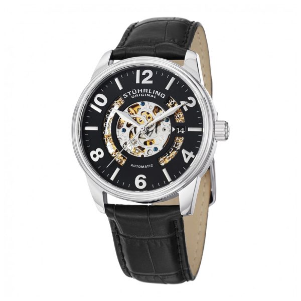 ectq10_946_0 jpg - Relógio Masculino Stuhrling Legacy 649 Automático 42mm, Preto