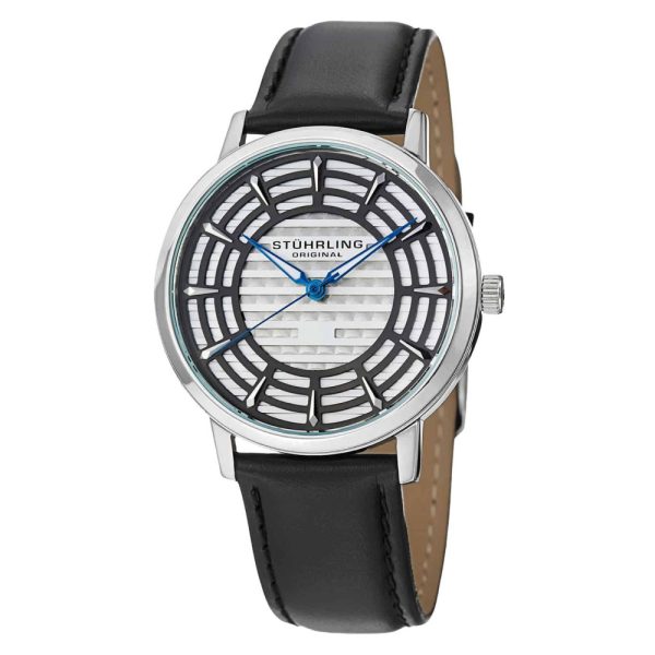 ectq15133_893_0 jpg - Relógio Coliseu 398 40mm com Mostrador Cinza e Pulseira de Couro Preto Stuhrling