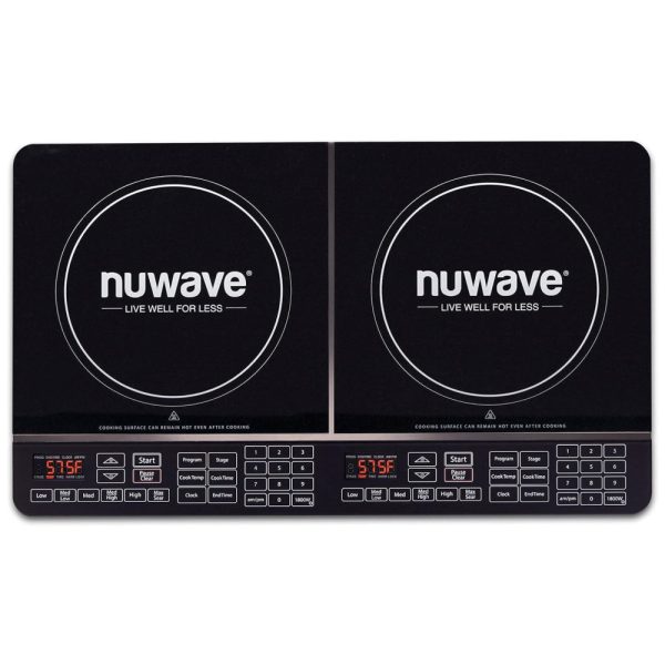 ectq1ctj6gsb0b_0 jpg - Cooktop de Indução Elétrico Duplo com Controles Independentes e Superfície de Vidro Cerâmico à Prova de Estilhaços,1800W 110V Nuwave, Preto