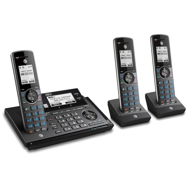 ectq1q8qnd370b_0 jpg - Telefone sem fio expansível com Bluetooth 3 Unidades, ATT CLP99387, Preto