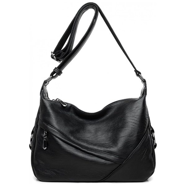 ectq1r57k1770b_0 jpg - Bolsa Feminina Retro de Ombro, COVELIN J HB075 B, Preto