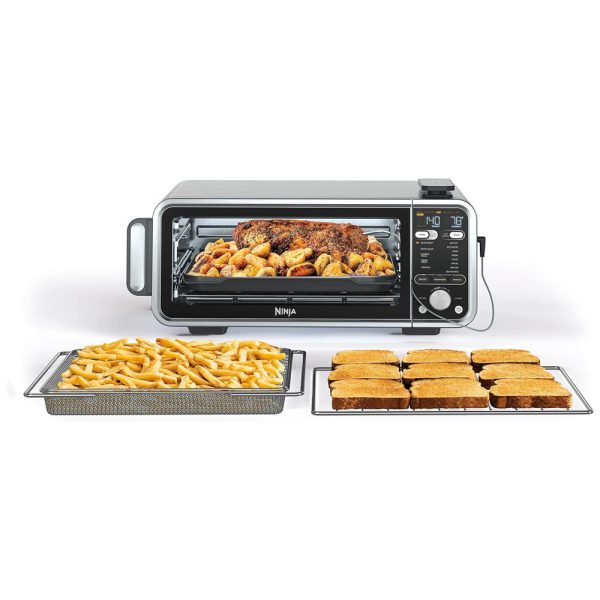 ectq1szq21r80b_0 jpg - Forno Elétrico de Bancada Inteligente com 13 Predefinições 1800W, 110v, NINJA SP351, Cinza