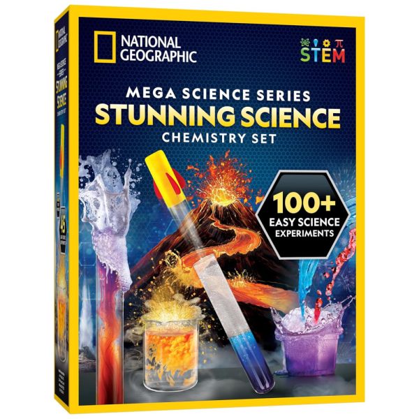 ectq1y2dnfk80b_0 jpg - Kit com mais de 15 Experimentos Incluindo Vulcão em Erupção, NATIONAL GEOGRAPHIC NGMEGACHEMX, Azul