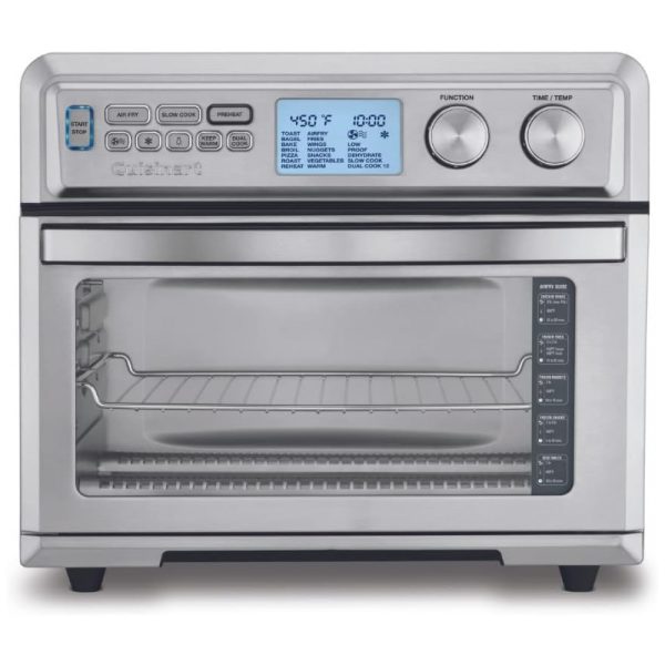 ectq1zdp7wg90b_0-4 jpg - Forno Elétrico de Bancada com Tela LCD e Controle de Temperatura e Temporizador, 110V 1800W, Cuisinart TOA 95, Prata