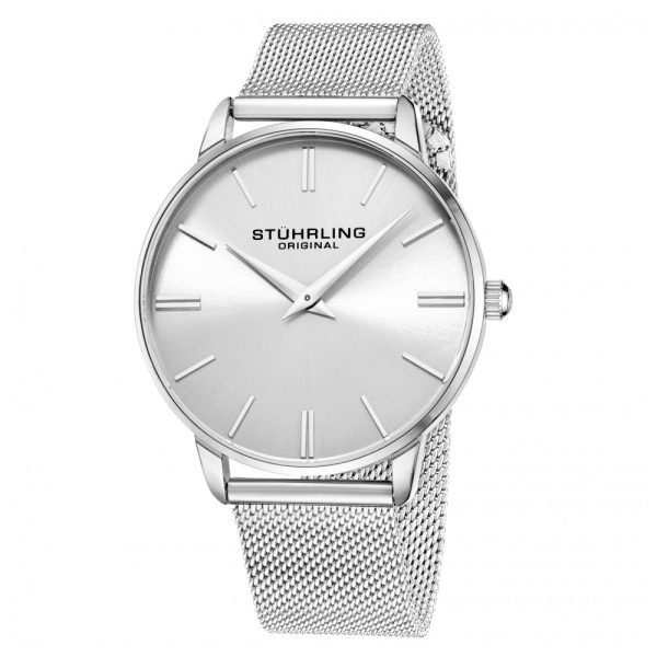 ectq1_8993_0 jpg - Relógio Masculino Stuhrling Preston 3998 Quartzo 42mm, Prata