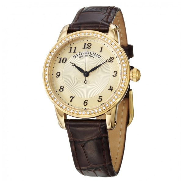 ectq20_156_0 jpg - Relógio Feminino Stuhrling Sinfonia 651 Quartzo 34mm, Marrom